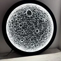 تابلوی ماه چراغدار