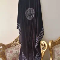 مانتو مخمل شیک مشکی خیلی پرنگ