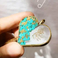 گردنبندی از زلال آب و شکوه فیروزه