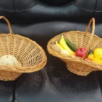 دو عدد سبد حصیری|صنایع دستی و سایر لوازم تزئینی|رشت, کاکتوس|دیوار