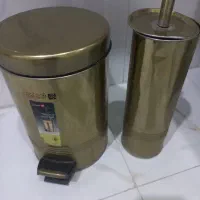 سطل و بورس جای مایع وچای مسواک دستشویی