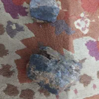 ۲ عدد عقیق آبی خاکستری
