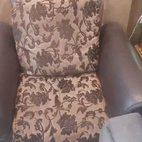 فروش مبل راحتی ۷نفره بدون میز عسلی چرمی