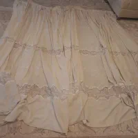 پرده حریر سفید|پرده، رانر، رومیزی|سیرجان, |دیوار