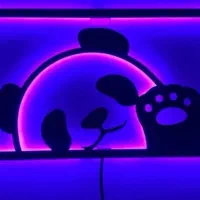 تابلو، بک لایت ، طرح پاندا