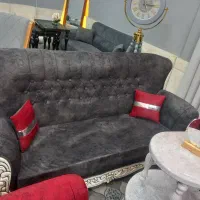 مبلمان ۷ نفره مدل الیزه با یکدست جلو مبلی|مبلمان خانگی و میز عسلی|قائن, |دیوار