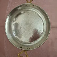 ماهی تابه مسی دسته برنجی