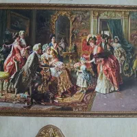 تابلو فرانسوی مخمل بزرگ ،اندازه یک در یکونیم|تابلو، نقاشی، عکس|قرچک, شهرک طلائیه|دیوار
