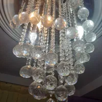 لوستر آویز گرد