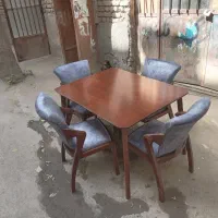 میز نهار خوری و صندلی جلو مبلی|میز و صندلی غذاخوری|شاندیز, |دیوار