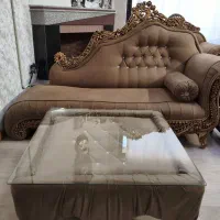 فروش مبل ۶ نفره با جلو مبلی|مبلمان خانگی و میز عسلی|مشهد, رضاشهر|دیوار