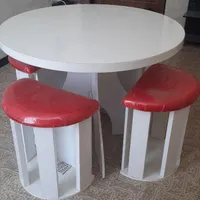 میز نهار خوری کلاسیک چهار نفره  تمام mdf|میز و صندلی غذاخوری|فرخ‌شهر, |دیوار
