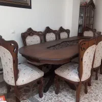 میزنهارخوری ۸ نفره چوب گردو