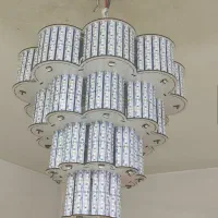 تولیدی دست ساز  مدل لوکاس دوطبقه پنل ربکا ضمانت|لامپ و چراغ|فردیس, شهرک صنعتی نور|دیوار