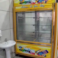 فروش یخچال دو درب ویترینی