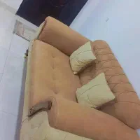 مبل 4ماهه استفاده شده همراه میزتلویزون|مبلمان خانگی و میز عسلی|خمام, |دیوار