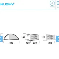چادر هاسکی Husky Bronder 2 آکبند|کوهنوردی و کمپینگ|تهران, نارمک|دیوار