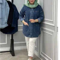 مانتو جین گرم بالا درجه یک