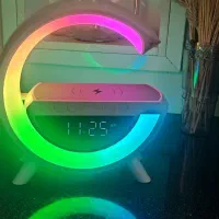 چراغ خواب  ساعت رو میزی و پاوربانک