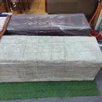 پاف سه نفره کار محکم پارچه تدی گوشتی