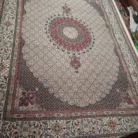 فرش دستباف خانگی طرح ریزه ماهی یک جفت نه متری