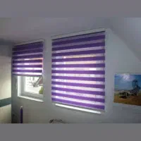 فروش انواع پرده زبرا شید کرکره|پرده، رانر، رومیزی|یزد, |دیوار