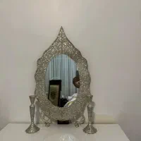 اینه و شمعدان ملیه رنگ ثابت|صنایع دستی و سایر لوازم تزئینی|تهران, سازمان برنامه شمالی|دیوار