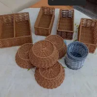 سبد سبزی  ارغوان بافی