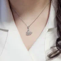 گردنبند نقره منحصر بفرد بهترین کادوروز زن متفاوت5*