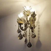 لوستر دیوارکوب 2 شعله و 4 شعله تولیدی رستمی