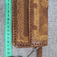 کیف پول چرم زنانه حکاکی شده|کیف، کفش، کمربند|آران و بیدگل, |دیوار