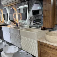 روشویی کابینتی اقتصادی/ مدل دوبل رویه طرح چوب قیمت|لوازم سرویس بهداشتی|تهران, تهرانسر شرقی|دیوار