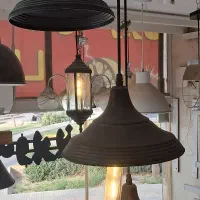 آویز /چوبی/تک شعله/سه شعله/|لوستر و چراغ آویز|اصفهان, فروردین|دیوار