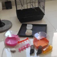 قفس پرنده بهمراه وسایل جانبی|لوازم جانبی حیوانات|بوشهر, |دیوار