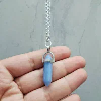 گردنبند طرح منشور با زنجیر