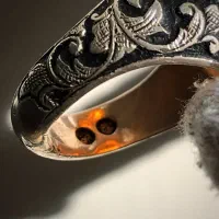 انگشتر قلمزنی نقره ۹۲۵ رکاب دستساز عقیق یمن|جواهرات|تهران, نجات اللهی|دیوار