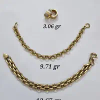 گوشواره و دستبند و گوشواره طلا