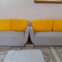 مبل  ۹ نفره کاملا سالم. بدون کوچکترین ایرادی|مبلمان خانگی و میز عسلی|قائم‌شهر, |دیوار