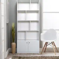 کتابخانه|کتابخانه، شلف، قفسههای دیواری|رشت, باهنر|دیوار