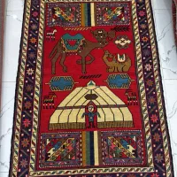 گلیم ورنی درجه یک دو عدد