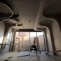 اجرای کناف و کابینت و بازسازی ساختمان