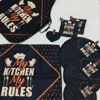 ست دستگیره پیشبند دستکش و...