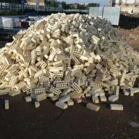 آجر سفال زرد/اجرسفال ۷سانت/آجر ده سوراخ|عمده‌فروشی|ارزوئیه, |دیوار