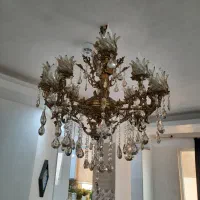 لوستر برنز ۸ شاخه(۱۲ شعله)