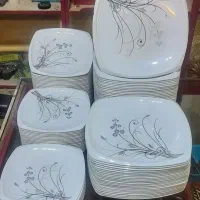 بشقاب و پیش دستی ملامین یزدگل درجه۱