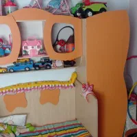 تخت وکمد کودک|تخت و صندلی بچه|سیرجان, |دیوار