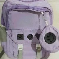 کیف مدرسه بنفش دخترانه