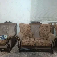 فروش مبلمان هفت نفره با گل میز|مبلمان خانگی و میز عسلی|بندر ماهشهر, |دیوار