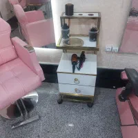 میز ترولی فورتیک چوبی ۲ عدد در حد نو