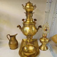 سماور زغالی یک لینری